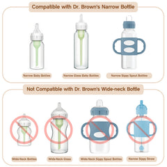 Cathill sippy straw nipple with glass bottle compatibility and secure fit