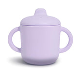Catii sippy cup with handles in soft lilac for easy gripping.