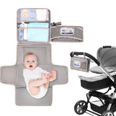Catteyonce Baby Portable Diaper Changing Pad laid flat for quick on-the-go changes.