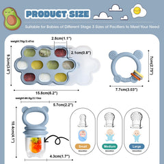 Catvegue freeze tray with lid for portioned purées and frozen milk pops