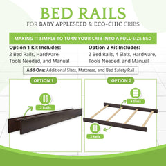 CC KITS crib-to-bed transition setup for growing child