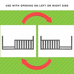 CC KITS Safety rail in-use with crib provides gentle protection during toddler sleep.