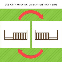CC KITS solid wood guard rail supports 4-in-1 conversion with durable protection