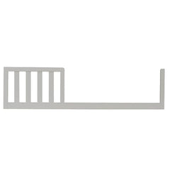 CC KITS Toddler Rail on Ti Amo crib in Misty Grey for safer transitions.