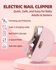 CCMADE Upgraded nail clipper side view for comfortable handling