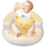 CDSDAS inflatable baby seat front view showing full back support for safe sitting