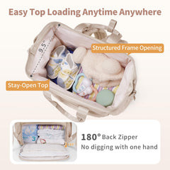 CEI-CEI diaper bag backpack insulated pockets for bottles