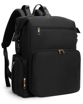 CEI-CEI neoprene diaper bag backpack front pocket keeps essentials within reach.