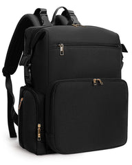 CEI-CEI neoprene diaper bag backpack front view showing roomy storage for baby essentials