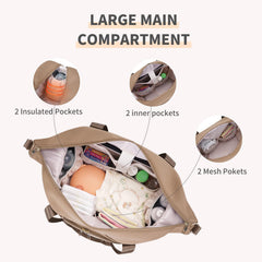 CEI-CEI insulated pockets keep bottles warm or cool during trips.