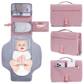 CEICEI portable diaper changing pad folded compact for travel convenience.