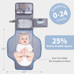 CEI-CEI pad with wet-dry pocket to separate items and odors