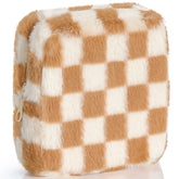 CekPo period bag in flannel plaid for discreet pad storage