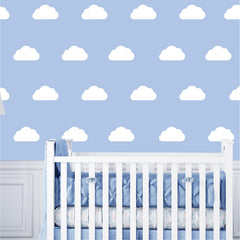 CELAENO clouds wall stickers set brighten nursery walls for easy decoration