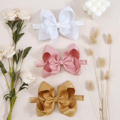 CellElection blue 6-inch bow headband comfortable for playtime and photos