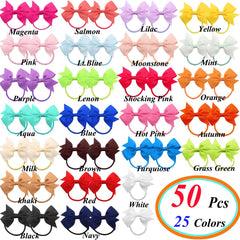 CÉLLOT 2-inch bows close-up shows tiny elegance for delicate baby hair.