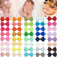 CÉLLOT 2.75-inch bow headband on soft nylon for newborns