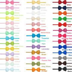 CÉLLOT 40-color bow headband collection for outfits