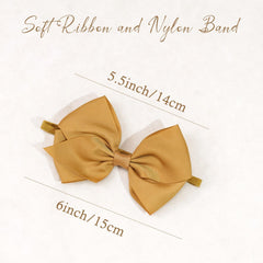 CELLOT five-inch bow detail adds charm to outfits and photos.