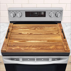 Cenleoha 30x22 noodle board stove cover adds extra counter space.