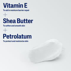 Cetaphil Baby Healing Ointment shea butter closeup for nourished skin.