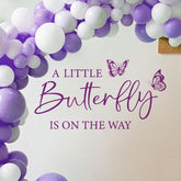 CEUQIESO little butterfly sign backdrop for baby shower decor