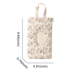 Lightweight CEUTNIZ pouch with ample room for multiple wipes during travel.