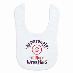 ChalkTalkSPORTS wrestling baby bib showcases soft microfiber fabric for daily comfort.
