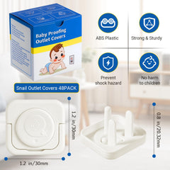 Close-up of the hidden pull tab on a CharmFields Snail outlet cover