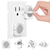 CharmRegion outlet covers gray 40-pack protects 3-prong outlets at home