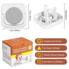 CharmRegion socket covers with hidden handle for easy adult removal