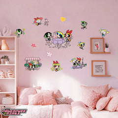Charon Powerpuff classroom decor decals offer safe, non-toxic wall art