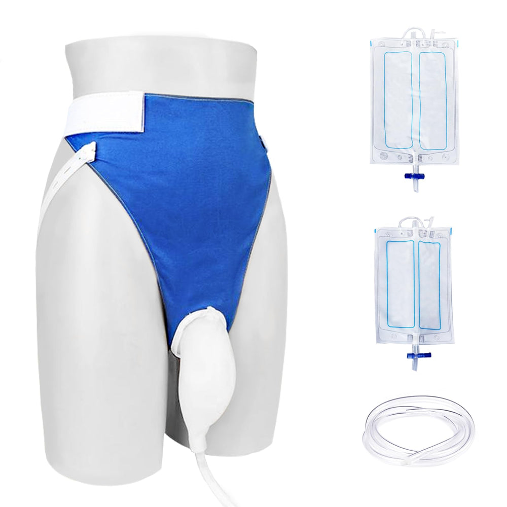 Chbvvik urine collection system with 1.2m tube for flexible, comfortable wear.