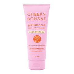 Cheeky Bonsai Everywhere Wash bottle pouring for balanced cleansing and daily freshness.