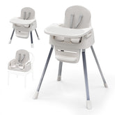 CheerKid portable highchair infant stage ready for safe feeding at home