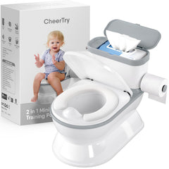 CheerTry 2-in-1 toddler potty with large chair for stable training sessions
