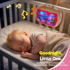 Cheffun Baby Aquarium Toy nightstand-stand setup for quick access during fussiness.