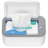 Chefhandy Baby Wipe Warmer front view shows warm, ready wipes for nighttime routines