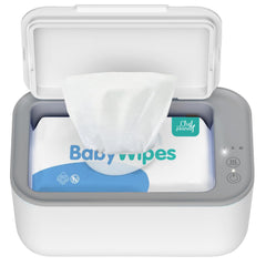 Chefhandy Baby Wipe Warmer front view shows warm, ready wipes for nighttime routines