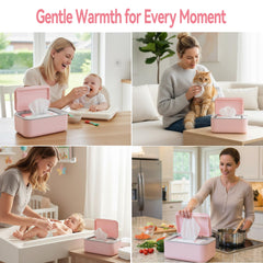 Chefhandy wipe warmer interior heat surround ensures even warming across wipes.
