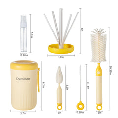 Chemimoso cleaning-agent bottle for easy dispensing during quick cleanups.