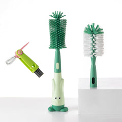 Chemimoso rabbit-shaped brush stand keeps bottles upright and organized.