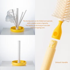 Chemimoso straw brush highlighting slim-tip cleaning for sippy straws.