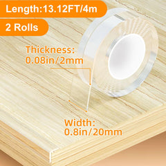 CHENYA Adhesive corner strip being applied to furniture for easy installation.