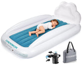 CHERIMOR Toddler Air Mattress with electric pump ready for quick setup on trips