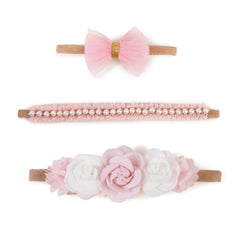 Cherrboll baby headbands with floral bows offer cute styling for newborns and toddlers, easy everyday accessory.