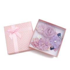 Cherrboll cream flower hair clip set for everyday outfits