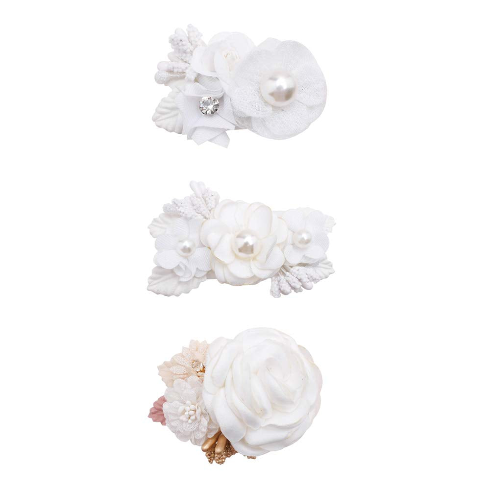 Cherrboll rose pink flower clip for gentle newborn to toddler styling