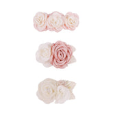 Cherrboll flower hair clip variation-1 for delicate newborn styling