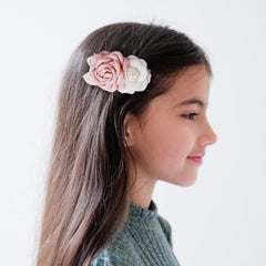 Cherrboll flower hair clip variation-3 adds pattern to outfits